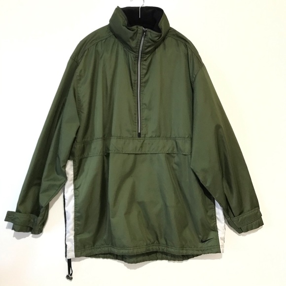 Nike Other - Nike Rain jacket Windbreaker Green White Size XL